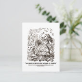 あなたはただのカードの束だ ポストカード (スタンド正面)