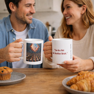あなたはただのレンガではない コーヒーマグカップ