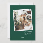 あなたはっきりした自身に小さなクリスマスの写メリー真を持っている シーズンカード (裏面)