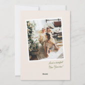 あなたはっきりした自身に小さなクリスマスの写メリー真を持っている シーズンカード (裏面)