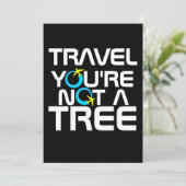 あなたはではないツリー休暇観光旅行 サンキューカード (スタンド正面)
