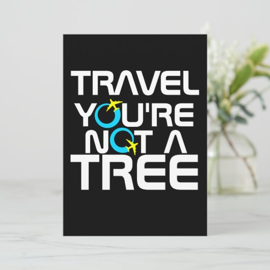 あなたはではないツリー休暇観光旅行 サンキューカード (スタンド正面)