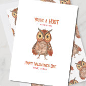 あなたはとっても素敵なフクロウよ バレンタインデー シーズンカード