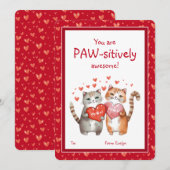 あなたはとっても素敵な教室バレンタイン シーズンカード (正面/裏面)