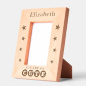 あなたはとても可愛い名前をカスタムする星だ レーザー彫刻フレーム (左)
