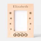 あなたはとても可愛い名前をカスタムする星だ レーザー彫刻フレーム (正面)