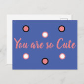 あなたはとても可愛い ポストカード (正面/裏面)