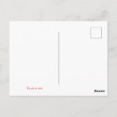 あなたはとても可愛い ポストカード (裏面)