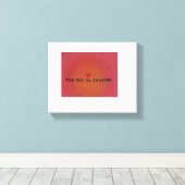 「あなたはとても愛された」 キャンバスプリント (インサイチュ (ウッドフロア))