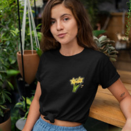 あなたはとても愛されている フローラル クリスチャン Tシャツ