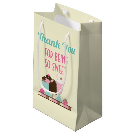 あなたはとても甘いアイスクリームをありがとう スモールペーパーバッグ (正面アングル)