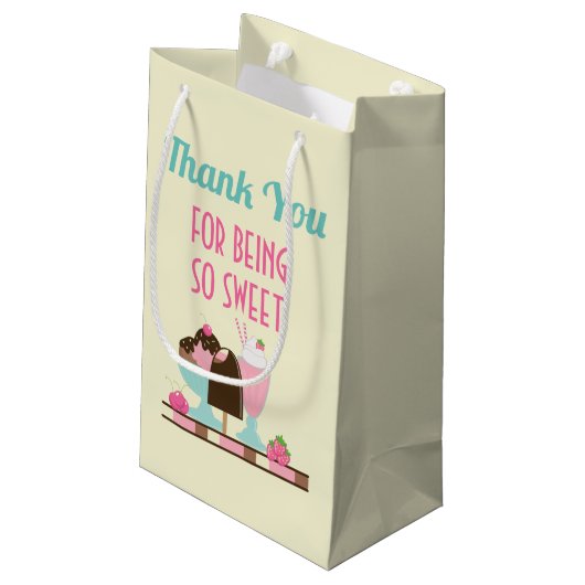 あなたはとても甘いアイスクリームをありがとう スモールペーパーバッグ (裏面アングル)