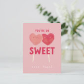 あなたはとても甘い子供たちの教室バレンタイン ポストカード (スタンド正面)