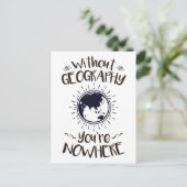 あなたはどこにも地理がない ポストカード (スタンド正面)