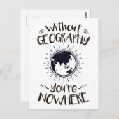 あなたはどこにも地理がない ポストカード (正面/裏面)