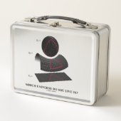 あなたはどの宇宙に住んでいますか。天体物理学 メタルランチボックス (正面)