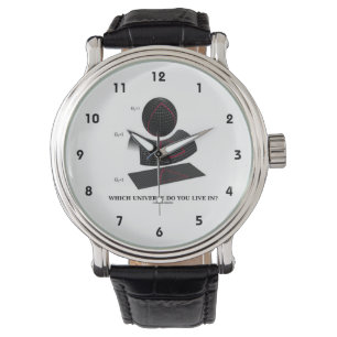 あなたはどの宇宙に住んでいますか。物理ユーモア 腕時計