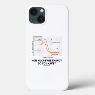 あなたはどれくらいの自由エネルギーを持っていますか？化学ユーモア iPhone 13ケース