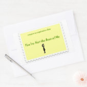 あなたはないボスエイリアンステッカークーポン 長方形シール (封筒)