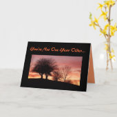 あなたはない1つの年のより古い… -挨拶状 カード (黄色い花)