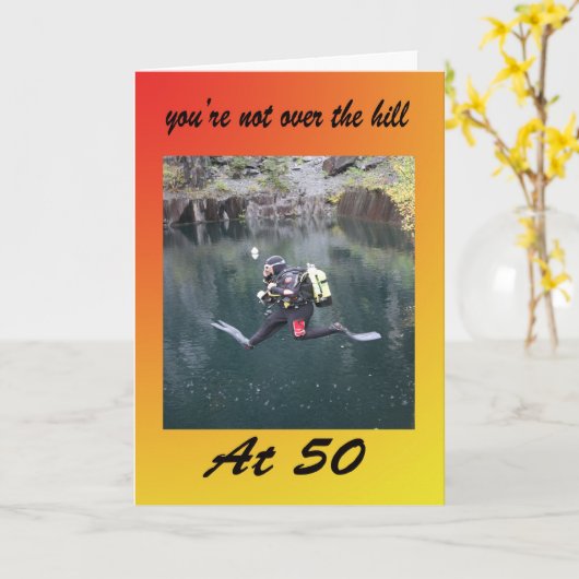 あなたはない50の丘に カード (黄色い花)