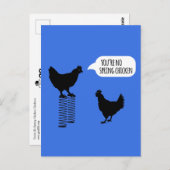 あなたはなし春鶏はがき ポストカード (正面/裏面)