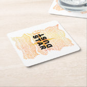 「あなたはのお気に入りのスターダスト」 スクエアペーパーコースター (アングル)