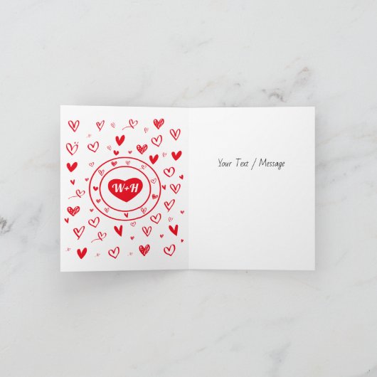 あなたはのお気に入りの彼氏 サンキューカード (内部)