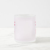 あなたはのかわいこちゃんパイ フロストグラスマグカップ (中央)