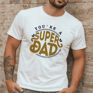 あなたはのすごいパパ はっきりしたタイポグラフィ父の日 Tシャツ