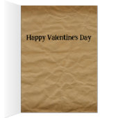 あなたはのみ私のタイプヴィンテージタイプライターバレンタイン (内側 (右))