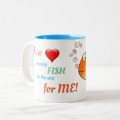 あなたはのみFIsh - MAG ツートーンマグカップ (正面左)