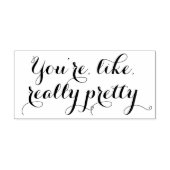 あなたはのように本当にかわいらし引用文スクラップブック作り ラバースタンプ (インプリント)
