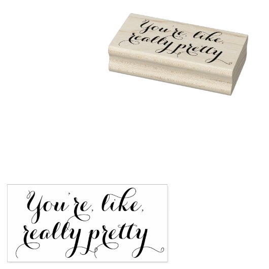 あなたはのように本当にかわいらし引用文スクラップブック作り ラバースタンプ (押印)