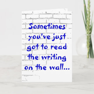 あなたはのグラフィティ賛美のカード サンキューカード