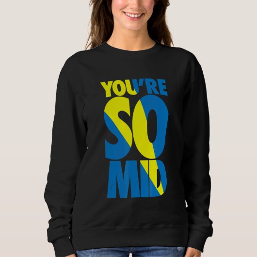 あなたはのゲーム中10代ののスラングカッコいいグラフィック スウェットシャツ (正面)