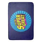 あなたはのシャワーすごい素晴らし バスマット (正面縦)