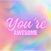 あなたはのシ素晴らしステル シール (正面)