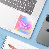 あなたはのシ素晴らしステル シール (ノートパソコンとiPhone)