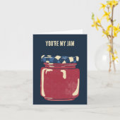 あなたはのジャムのカスタマイズ可能な記念日 カード (黄色い花)