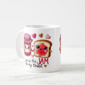 「あなたはのジャム・トゥ・マイ・トースト – マグカップ (正面左)