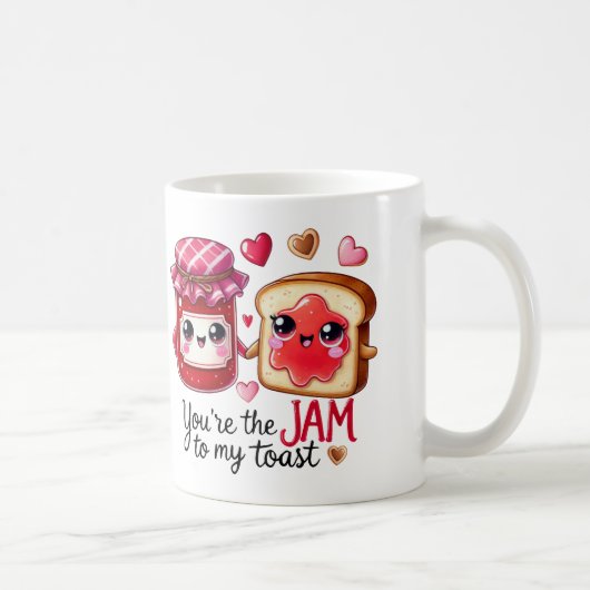 「あなたはのジャム・トゥ・マイ・トースト – マグカップ (右)
