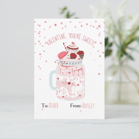 あなたはのスウィートバレンタイン熱狂するミルクシェイク (スタンド正面)