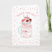 あなたはのスウィートバレンタイン熱狂するミルクシェイク カード (正面)