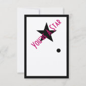 あなたはのスターオスカーパーティの招待状 招待状 (正面)