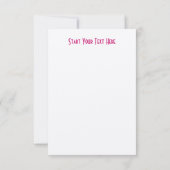 あなたはのスターオスカーパーティの招待状 招待状 (裏面)