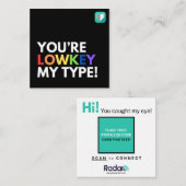 あなたはのタイププライド スクエア名刺 (正面/裏面)