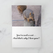 あなたはのナッツ カード (内部)