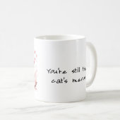 あなたはのバレンタイン猫の鳴き声 コーヒーマグカップ (正面右)