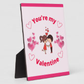 あなたはのバレンタイン フォトプラーク (側面)